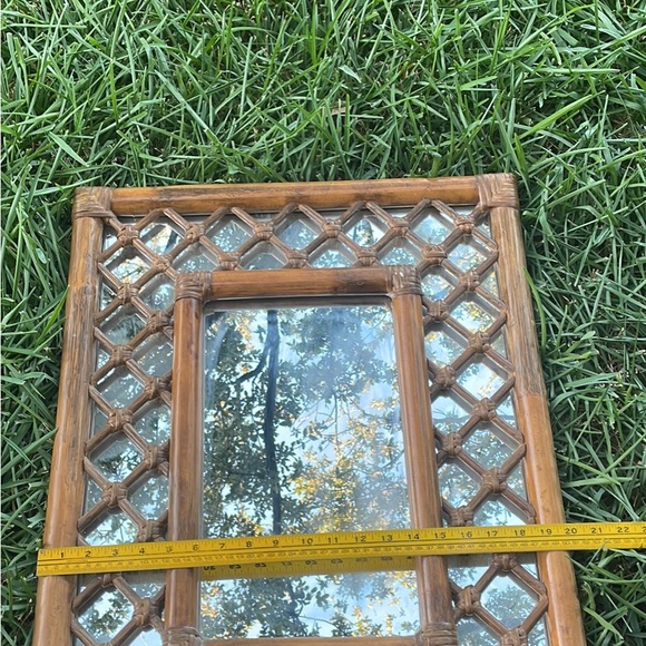 Bamboo Lattice mirror - Picture 5 of 15